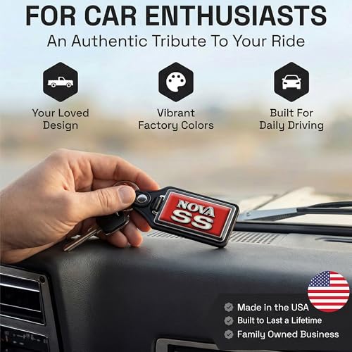 Image of Brotherhood Car Key Chain for Nova - Classic Models Keychain for Men and Women Gift Key Ring