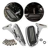 ZXMT Motorcycle Passenger Foot Floorboard Kits fits for Harley Touring Models Road Street Glide...