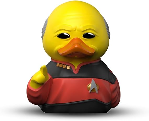 TUBBZ: Star Trek - Jean-Luc Picard Mini Rubber Duck Collectable Toy 5 cm