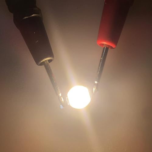 Miniatura 4 de ViaGasaFamido Chip LED de 25 piezas, chip de fuente de luz de 0.5 W 5 V con placa de aluminio, bombilla LED de alta potencia para bombilla de maíz