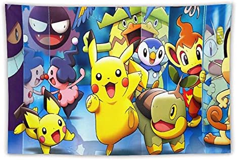 SCGOLD Anime Tapestry, Best Children Birthday Present, Cartoon Anime Wall Hanging Art for Bedroom Living Room College Dorm Home Decor, 40inch×60inch, Multi7