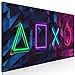 murando Impression sur toile intissee Console de jeu 120x40 cm 1 piece tableau tableaux decoration murale photo image artistique photographie graphique Gaming Play i-A-0195-b-a