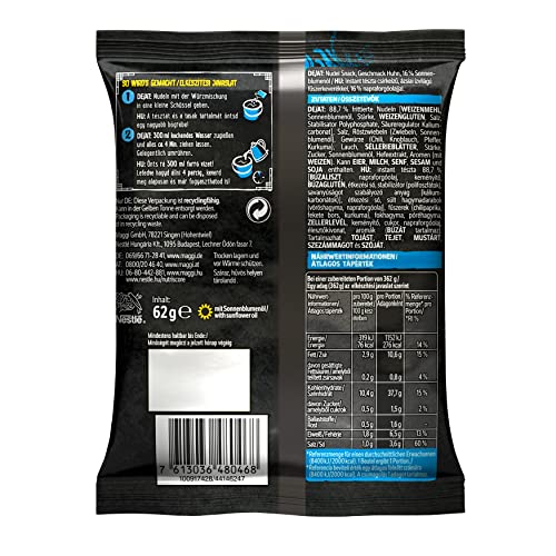 Foto von MAGGI Magic Asia Instant Nudel Snack Huhn, asiatisches Fertiggericht, 20er Pack (20x62g)