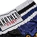 Anotherboxer Unisex Muay Thai Boxing Shorts – Breathable Polyester for MMA Kickboxing Fight Shorts with Elastic Waist for Sports Training & Fitness（Blue+Red）（M）