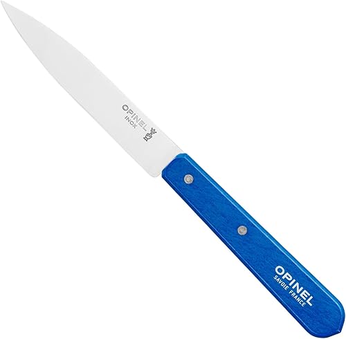 Miniatura 63 de Opinel Les Essentials - Juego de cuchillos de cocina pequeños de 4 piezas, cuchillo de pelar, cuchillo dentado, pelador, cuchillo para verduras, 50S