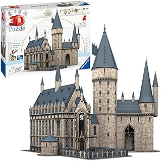 Ravensburger Hogwarts Castle Harry Potter 3D Jigsaw Puzzles for Adults & Kids Age 10 Years Up - 540 Pieces + Accessories - No Glue Required - Christmas Presents