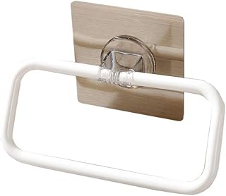 Suction Cup Tower Bar Single Rod Bathroom Towel Rack Kitchen Rag Rack White Storage Racks 18Cm Tower Hanger