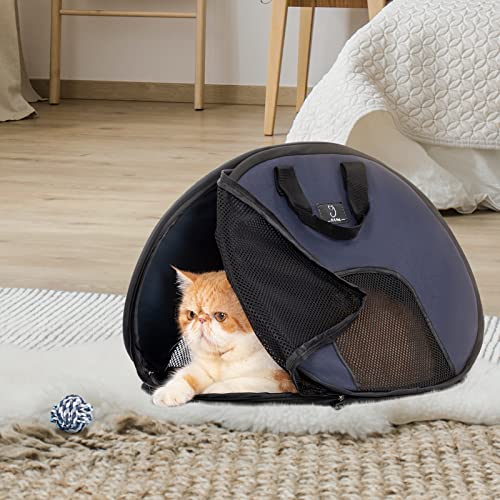 A4Pet Soft Cat Carrier Airline Approved, Collapsible Cat Carrier Bag With Zipper Lock And Breathable Mesh Openings For Car, Indoor & Outdoor Travel Use #TOP6