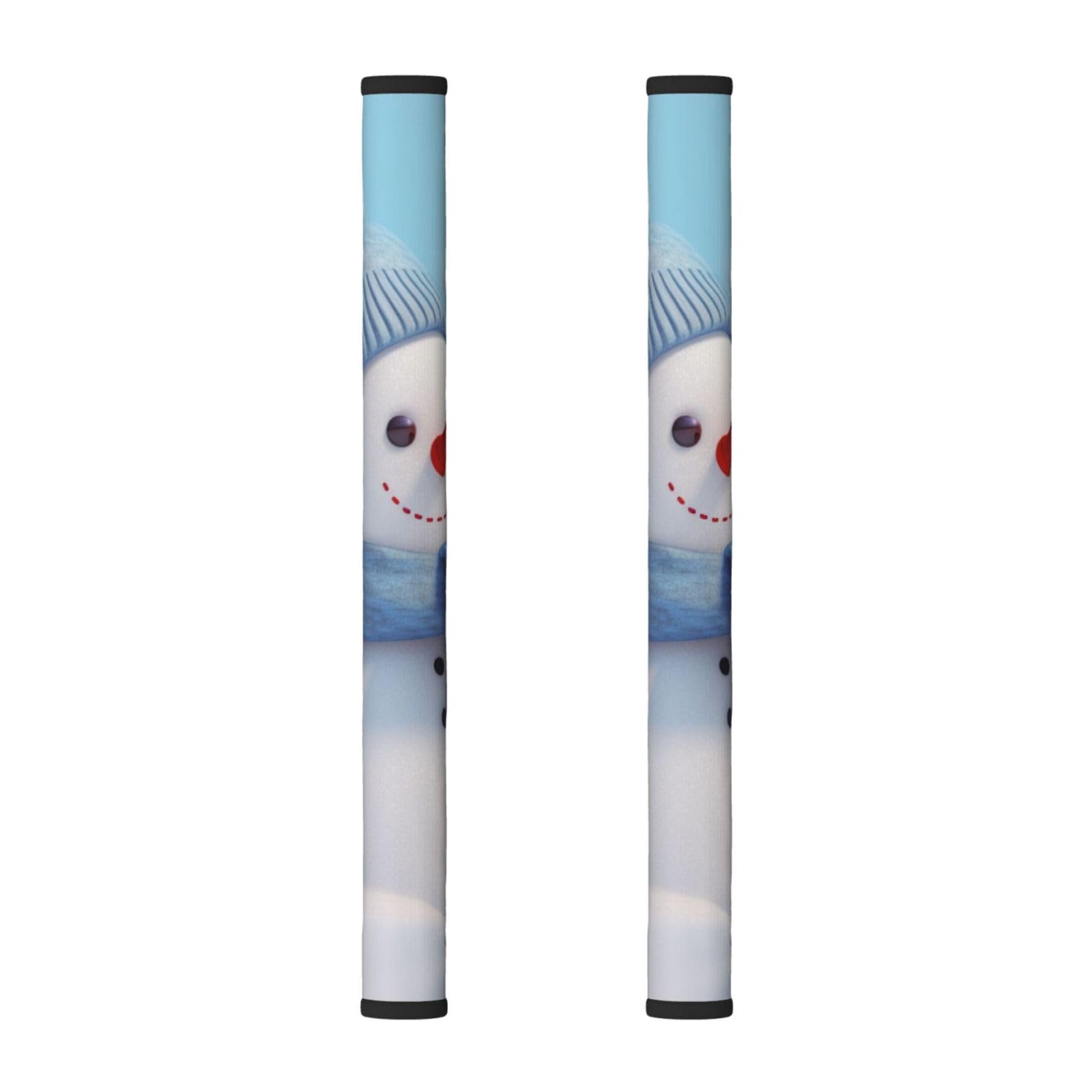 VGFJHNDF Refrigerator Door Handle Covers 2-Pack, Cute Snowman Printed Protect and Decorate for Fridge Ovens Dishwashers