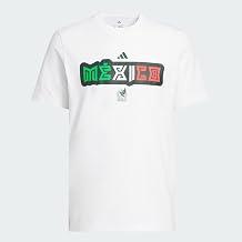 adidas Mens World Cup 26 Mexico Home Graphic Tee Soccer Cleats - White