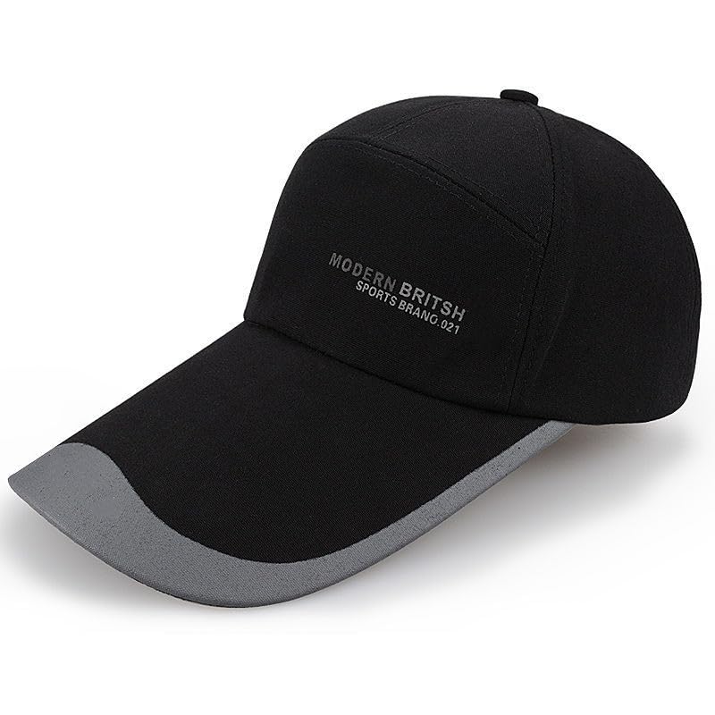 TCNGKIJIUK Casquette de Baseball Hommes Femmes Casquette Visière Longue Chapeau de Soleil Réglable Anti-UV Chapeau de Golf Respirant pour Voyage Pêche...