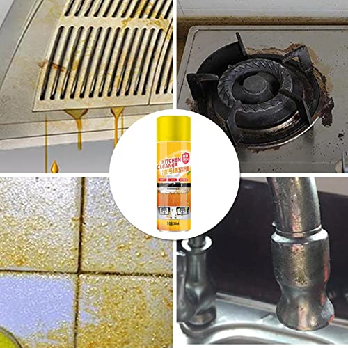 2 Pcs Spray de espuma de limpeza de cozinha, de Fogão de Cozinha Spray de Bolhas, de espuma de óleo