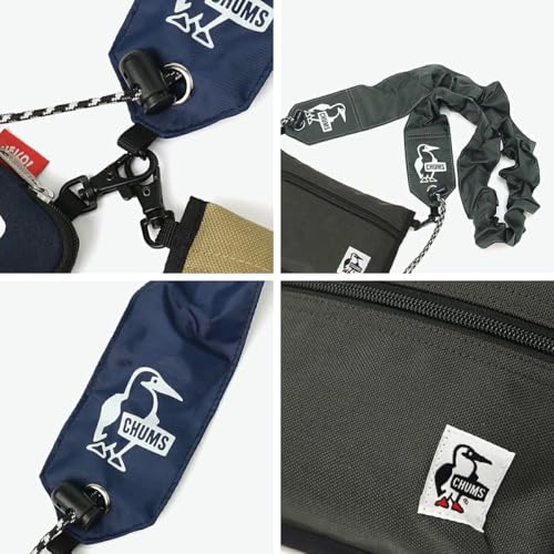 [チャムス] ショルダーバッグ Wearable Sling Shoulder Bag Sweat Nylon H-Gray/Basic Navy