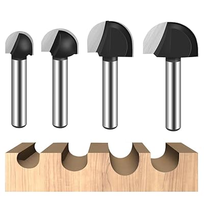 ASNOMY 4Pcs Core Box Router Bit, 1/4 Inch Shank Philippines | Ubuy