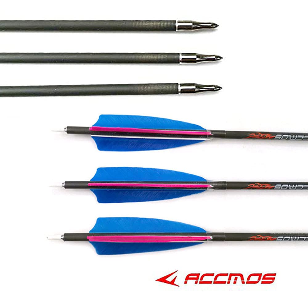 Lot De 6 Ou 12 Fûts De Flèches En Carbone Pur - Pour Arc Classique/recurve - ID 6.2mm - SP300 à SP800