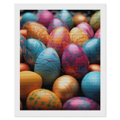 Kit peinture diamant adultes ELUZZIZUT anti-stress diamants ronds