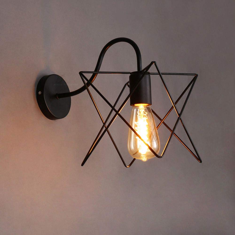 creative Iron lampada da parete soggiorno moda camera da letto applique da parete luci corridoio balcone applique da parete