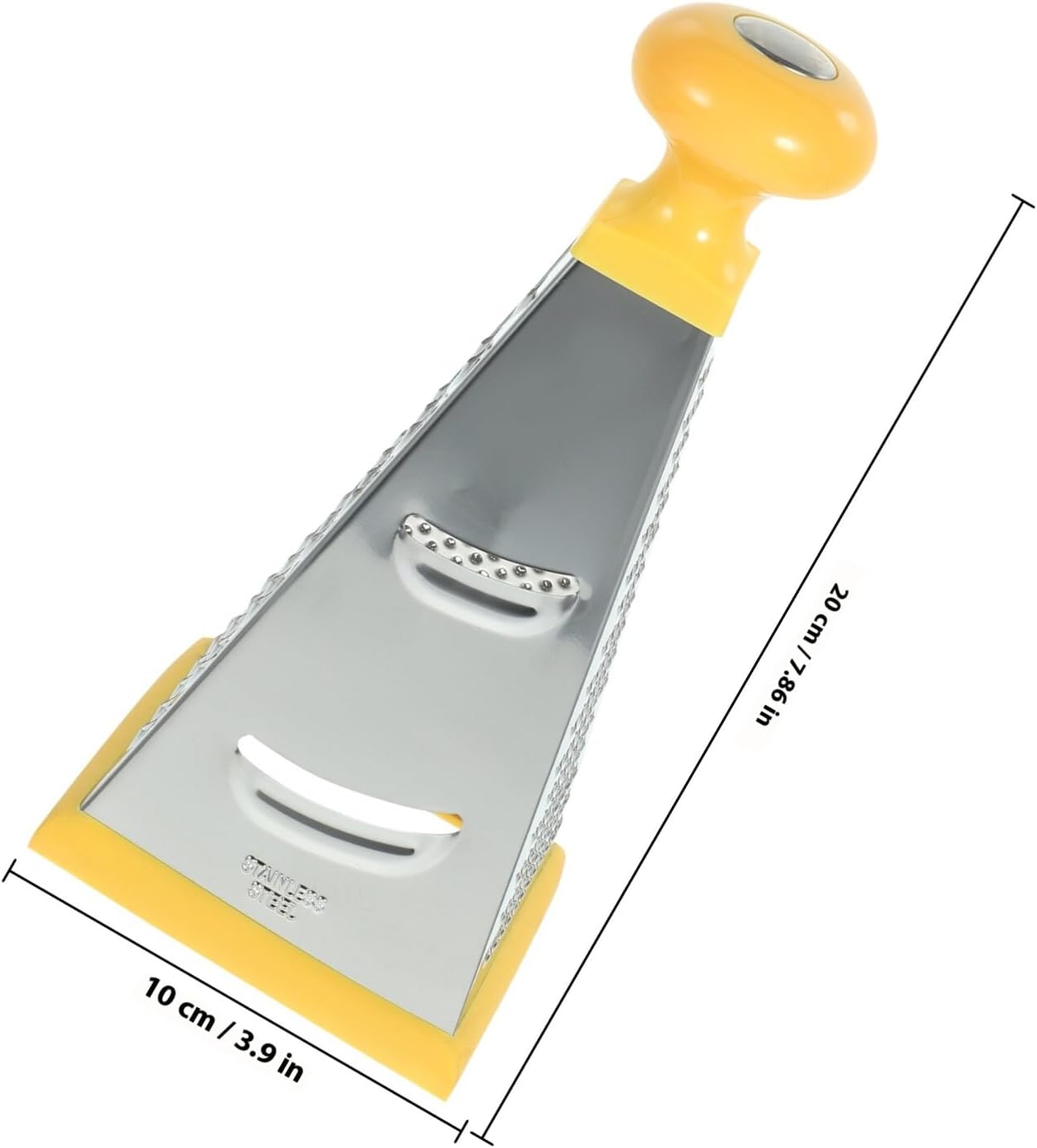Stainless Steel with Ergonomic Handle Four Side Grater for Cucumbers Ginger image 2