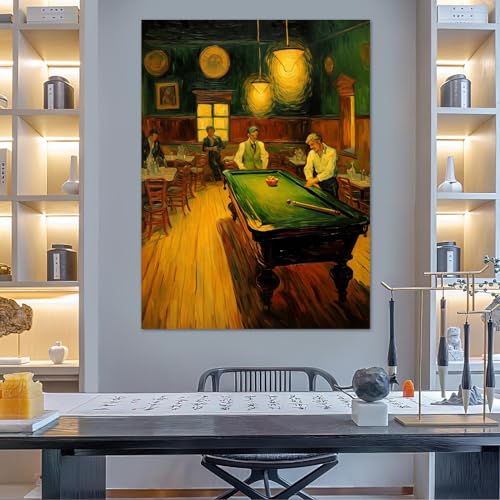 Impression giclée de billard sur toile avec cadre interne de qualité - 5