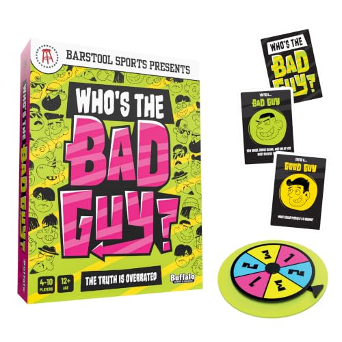 Buffalo Games - Who’s The Bad Guy, Bluffing Party Game from Barstool Sports