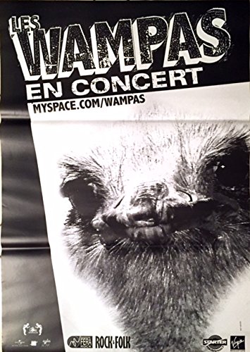 Poster Les Wampas affiche géante 80x120 cm de collection musicale
