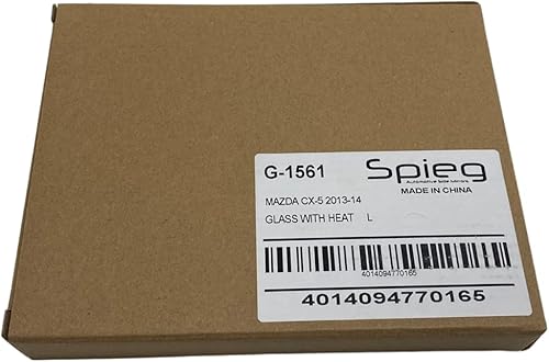 Miniatura 4 de Spieg Cristal de repuesto para espejo lateral del conductor para Mazda CX-5 2013-2014 con placa de respaldo  Espejo de visión lateral izquierdo