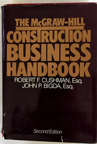 The McGraw-Hill Construction Business Handbook:... 0070149941 Book Cover