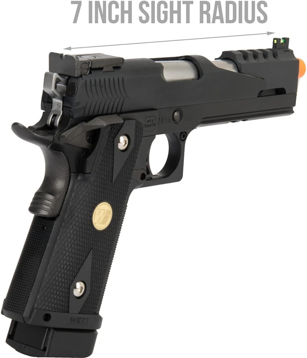 Hi Capa 5.1 "Dragon M1911 Gas Blowback Airsoft Pistol - Black -WE-Tech