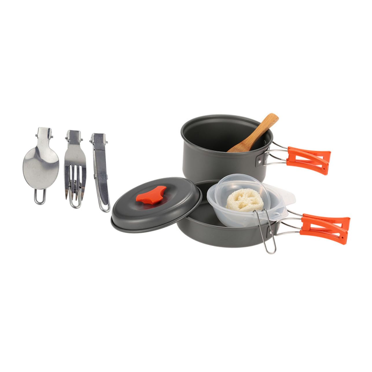 BESPORTBLE 1 Set Hiking Cooking Tool for Camping Picnic Pot Set Camping Pan Dinnerware Kettle Cookware Set