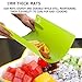 Carrollar Flexible Plastic Cutting Board Mats, Colored Mats With Food Icons, Gripped Back, Cutting board Set of 4 (1)