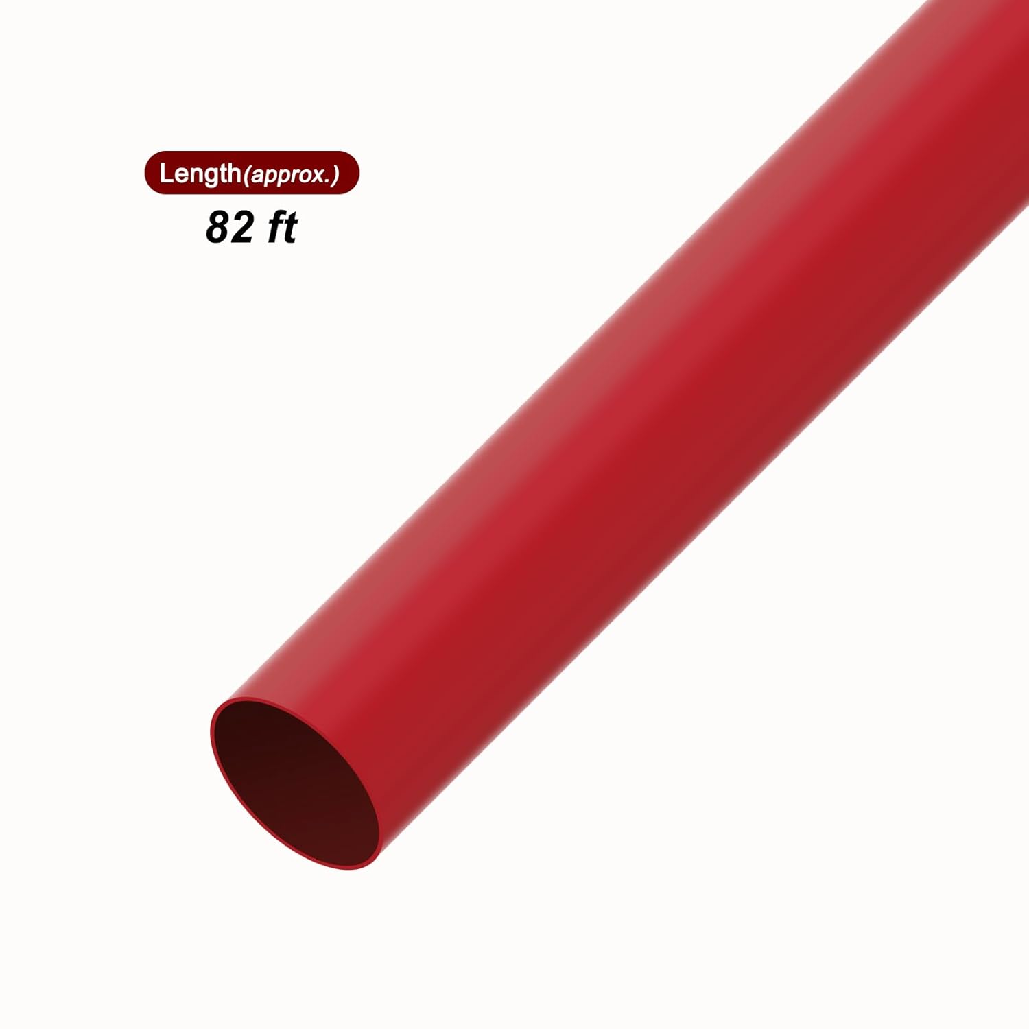 DMiotech Heat Shrink Tube Electrical Insulation Tube 3:1 Cable Wire Tubing Sleeving Wrap Red 2inch Diameter 82ft Long