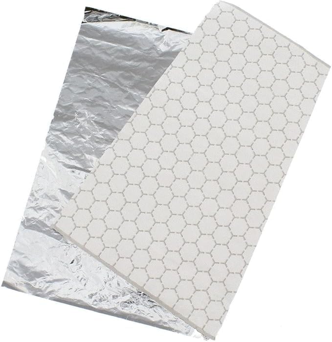 [500 Pack] Insulated Foil Sandwich Wrap Sheets - 18" x 18" Durable, and Easy to Use for Sandwiches and Snacks, Catering and Food Service,