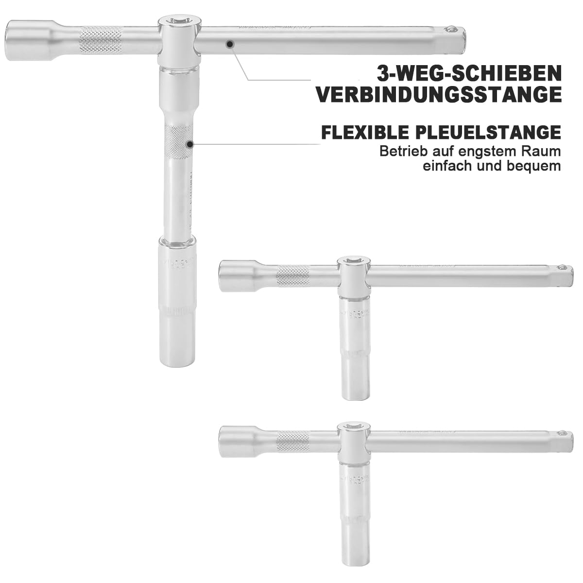 TEENO Steckschlüsselsatz 108 teilig, Knarrenkasten Ratschenkasten für Auto mit 1/4" und 1/2" Umschaltknarre (72 Zähne), Ratschen, Steckschlüssel, Bitsatz, Steckschlüsseleinsätze, Werkzeugkoffer