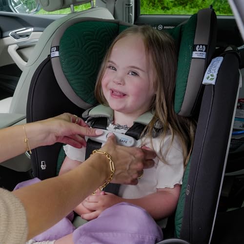 Image of Evenflo Revolve360 Extend All-in-One Rotating Car Seat with Green & Gentle Fabric (Agate)