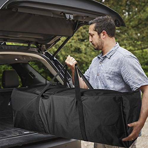 INFANZIA 197L Travel Duffle Bag - Extra Large Sports Duffel Luggage Bag with Upgrade Zipper, Durable & Water Resistant, Black