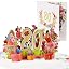 80th Flower Birthday Card