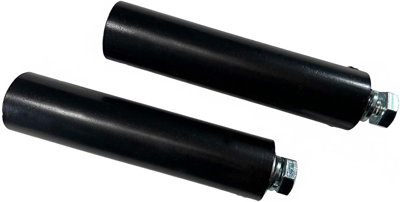 Pair Poly Quarter Fender 24" x 24" Mud Flap Hangers & 2PCS Quarter Fender Mount Post Universal for Semi Trucks, Quarter Fender Kit for Right&Left Side Pair Set