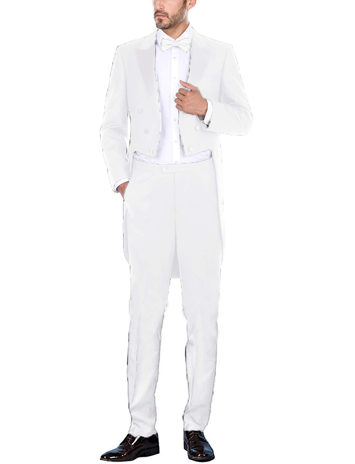 Costumes de bal Frank Hommes : la longue queue pour mariage - 4