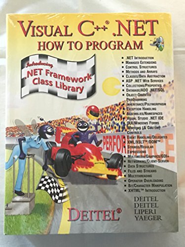 Visual C++.NET: How to Program( w/Student Cd & ... 013108920X Book Cover