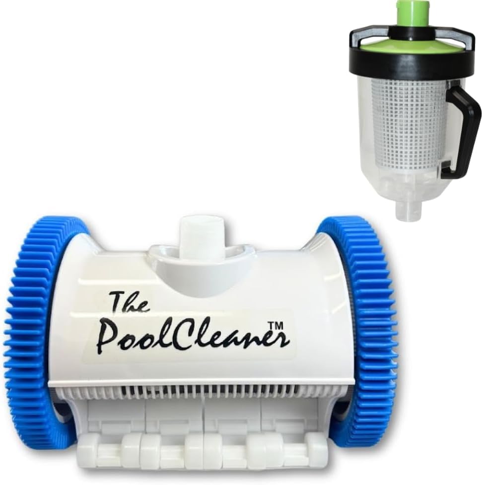2-Wheel Pool Cleaner Head Assembly Replacement for Hayward PBS20JSTHBX with BWT Inline Leaf Canister K918CBX | Suction Cleaner Parts Bundle | Debris Protection & Flow Optimization
