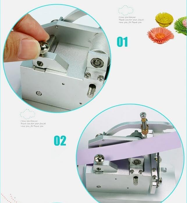 DIY Manual Paper Quilling Machine Paper Art Tassel Machine 3D Handmade Color Paper Cutting Roll Machine Paper Flower Making Tools (Type A)