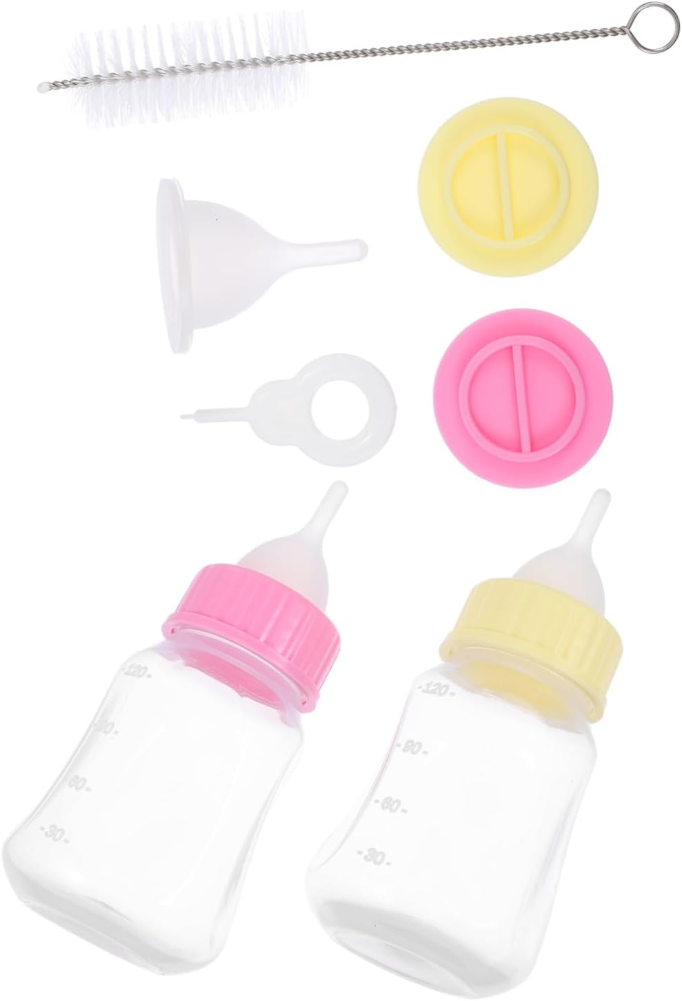 2pcs Preemie Bottles for Nursing Leak Kitten Feeder Portable Cat Milk Bottles