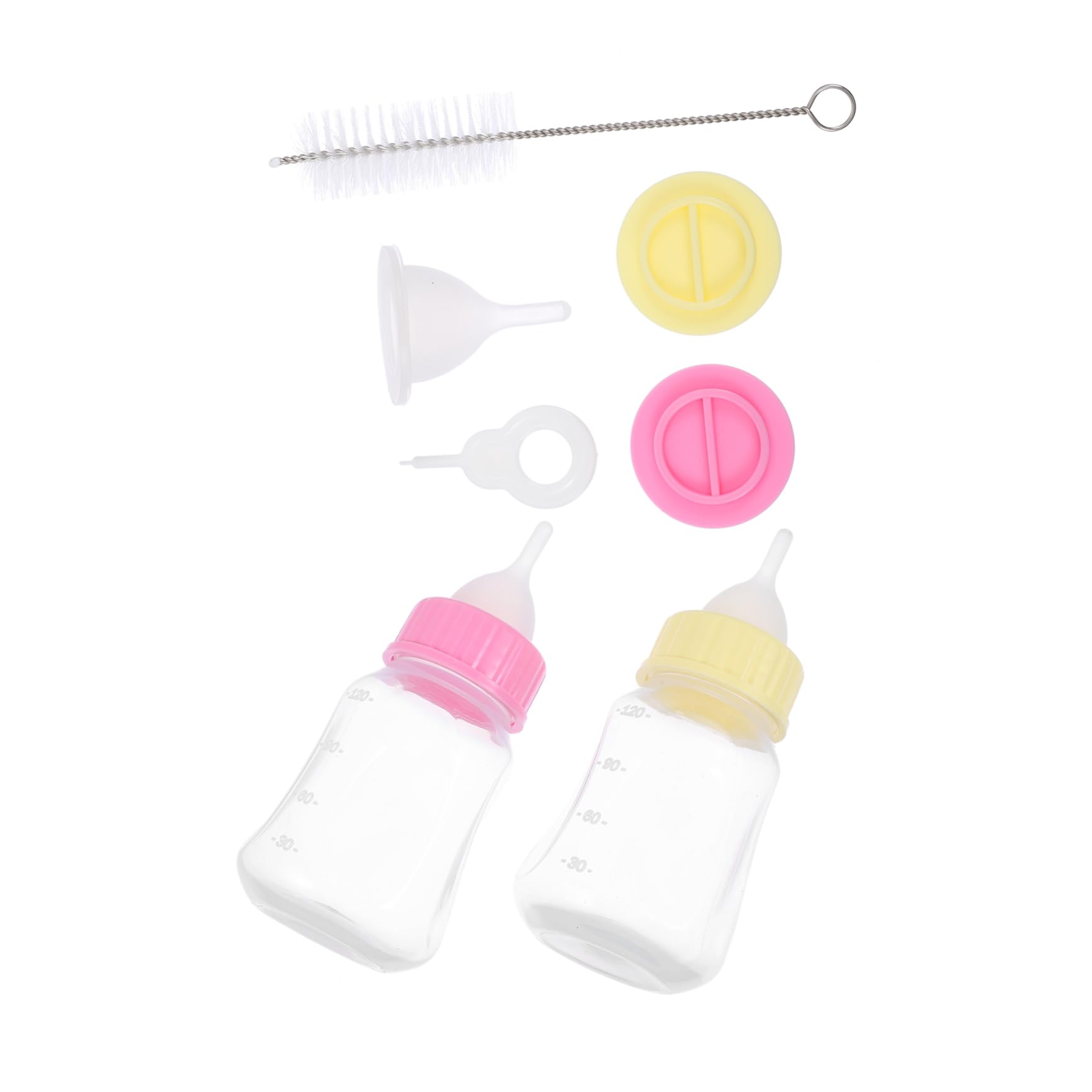 Levemolo Cat Milk Bottle Leak Kitten Feeder Cat and Feeding Tool Sturdy Plastic