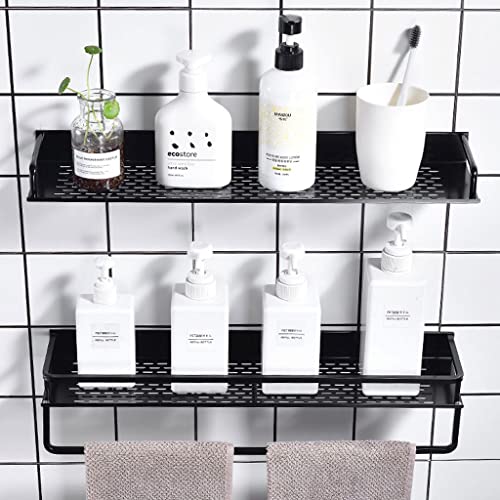 Étagère de salle de bain sans perforation pour éviter de trouer le carrelage mural
