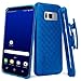 Samsung Galaxy S8 Plus Case, Galaxy S8 Plus Black Swivel Slim Belt Clip Holster Armor Protective Case, Defender Cover for Galaxy S8+ Plus (Holster Shell Combo) (Blue)