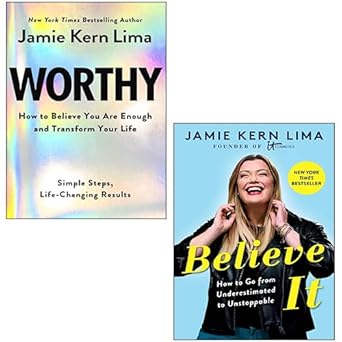 Jamie Kern Lima 2 Books Collection Set (Worthy How to Believe You Are