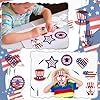 30 Sets Patriotic 4th of July Arts Crafts Coloring Magnets Kits for Fridge Color Your Own Memorial Day DIY Magnetic Star Hats Crafts for Independence Day Party Decors Classroom Home Activity Game #5