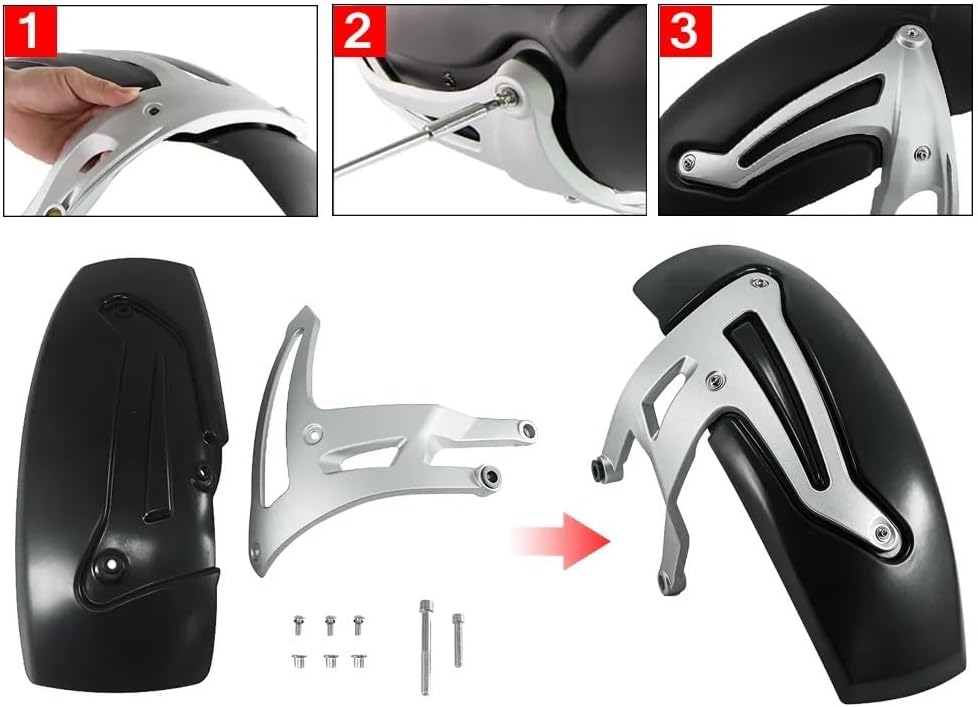 Motorcycle Mudguard Motorcycle Mudguard Rear Mudguard For R1250GS ADV R1200GS GS R1200 R1250 LC For Adventure 2013-2024