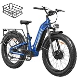 FREESKY 3500W Dual Motor Electric Mountains Bike for Adults, 105 Miles Long Range...