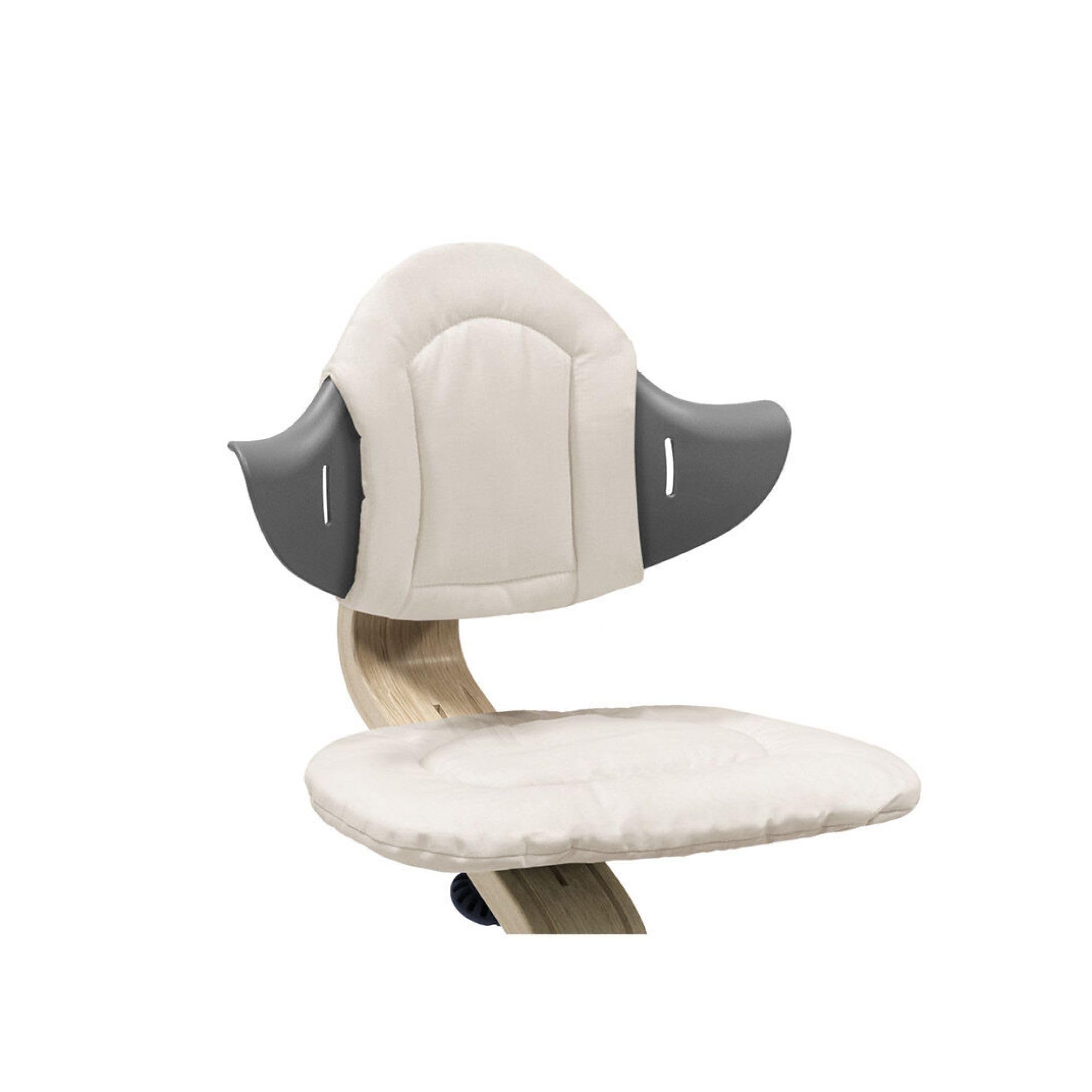 Stokke Nomi Cushion, Grey Sand - Adds Softness & Comfort To The Nomi Chair & High Chair - Easy To Attach & Remove - For Ages 6+ Months - Machine